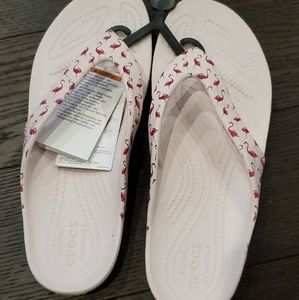 Croc kadee flip flops